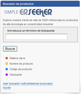 ER-Seeker, Potente Buscador de Productos