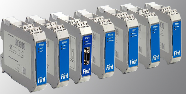 Pasarelas de Fielbus-International (FINT) para HART, Profibus-DP y PA, Foundation Fieldbus (FF) y Modbus...