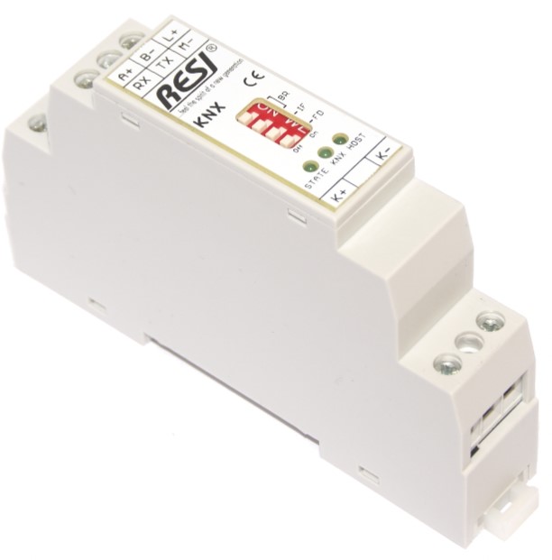 Módulos de conversión de RS232/RS485 Modbus RTU o ASCII a KNX