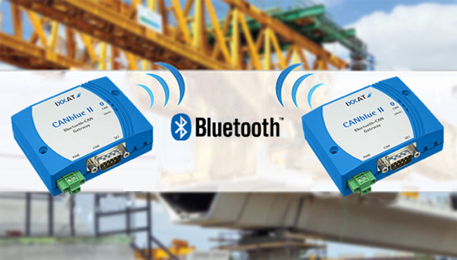 CANblue II, CAN-Bus inalámbrico vía Bluetooth a plena velocidad, muy versatil para maquinaria en movimiento...
