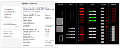 Web server Incluido en el RTU32M, HTML5, configuración y visualización