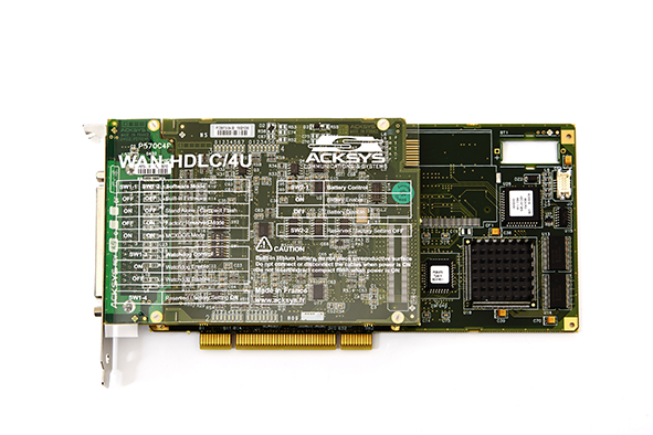 WAN-HDLC range 4-port HDLC communication board