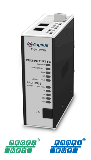 
		Anybus X-gateway – PROFIBUS Master - PROFINET-IRT FO Device
	