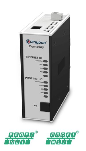 
		Anybus X-gateway – PROFINET-IO Device – PROFINET-IO Device
	