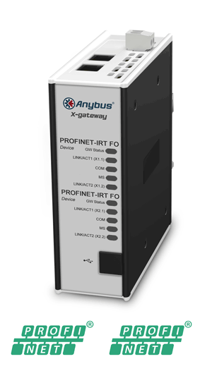 
		Anybus X-gateway – PROFINET-IRT FO Device - PROFINET-IRT FO Device
	