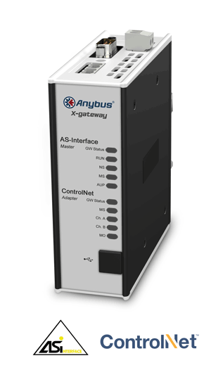 
		Anybus X-gateway - AS-Interface Master - ControlNet Adapter
	