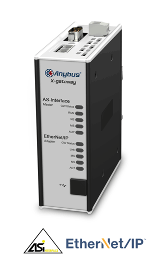 
		Anybus X-gateway - AS-Interface Master - EtherNet/IP Adapter
	