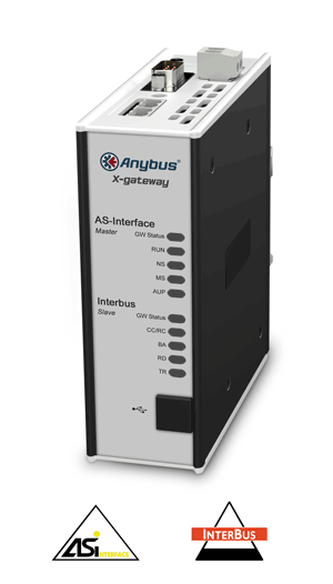 
		Anybus X-gateway - AS-Interface Master - Interbus CU Slave
	