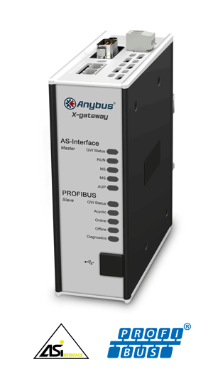 Anybus X-gateway - AS-Interface Master - PROFIBUS Slave 	