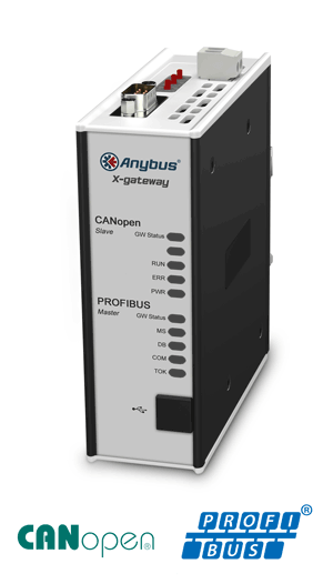 
		Anybus X-gateway – PROFIBUS Master - CANopen Slave
	