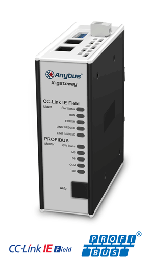 
		Anybus X-gateway – CC-Link IE Field Slave - PROFIBUS Slave
	