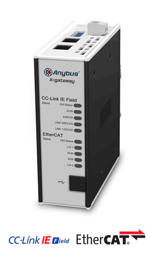 
		Anybus X-gateway – CC-Link IE Field Slave - EtherCAT Slave
	