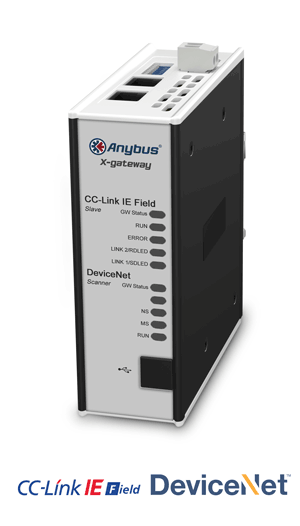 Anybus X-gateway – DeviceNet Scanner - CC-Link IE Field Slave	