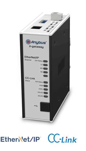 
		Anybus X-gateway – EtherNet/IP Scanner - CC-Link Slave
	