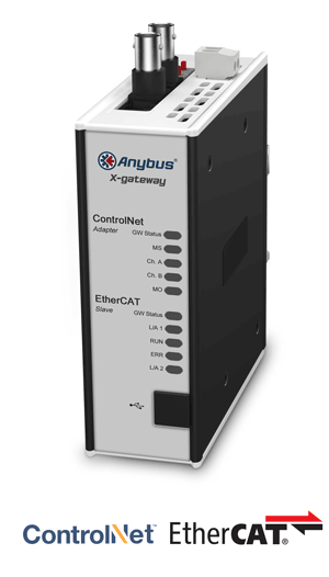 Anybus X-gateway – ControlNet Adapter - EtherCAT Slave	