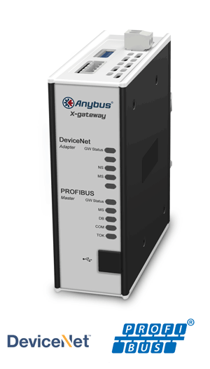 
		Anybus X-gateway – PROFIBUS Master - DeviceNet Adapter 
	