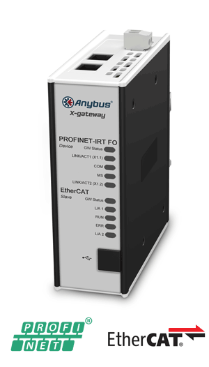 
		Anybus X-gateway – EtherCAT Slave - PROFINET-IRT FO Device
	