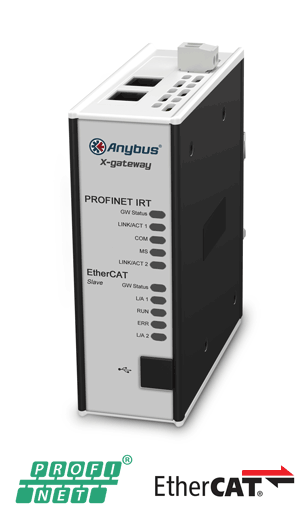 
		Anybus X-gateway – EtherCAT Slave - PROFINET-IRT Device
	