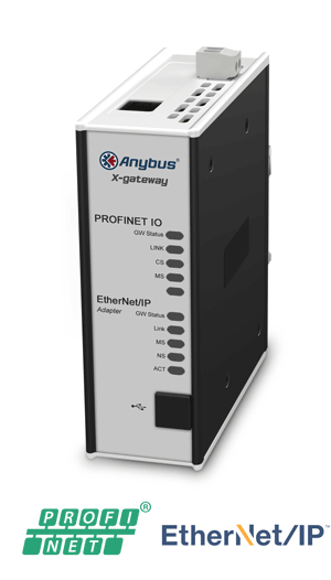 
		Anybus X-gateway – EtherNet/IP Adapter - PROFINET-IO Device
	