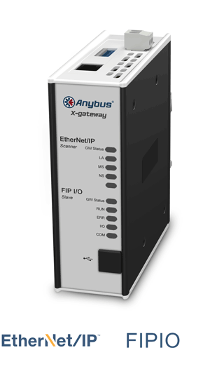 
		Anybus X-gateway – EtherNet/IP Scanner - FIPIO Slave
	