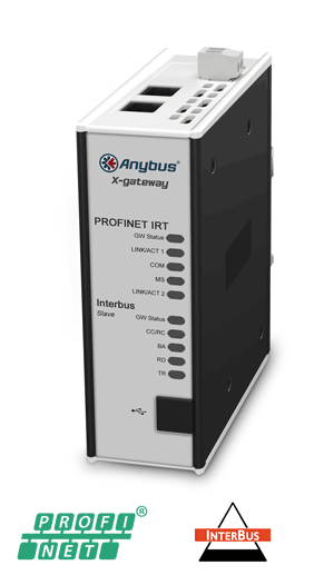 
		Anybus X-gateway – Interbus CU Slave - PROFINET-IRT Device
	