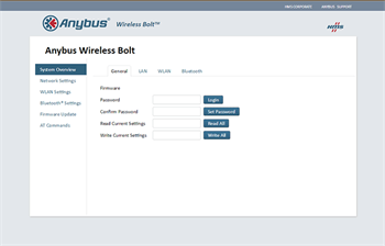 Wireless Bolt Configuration Setup