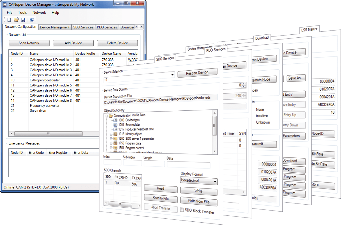 
		CANopen Device Manager
	