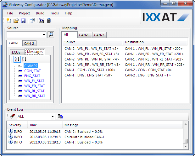 CANbridge Gateway Configurator