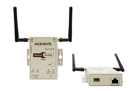 Ethernet Air-Pack Ready-to-use point-to-point wireless Ethernet bridge