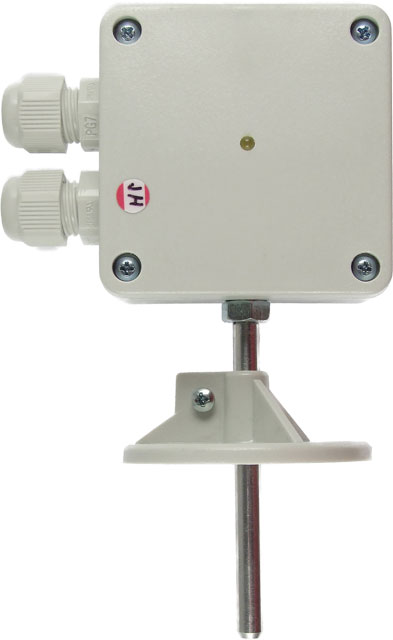 DIN rail holder on a device