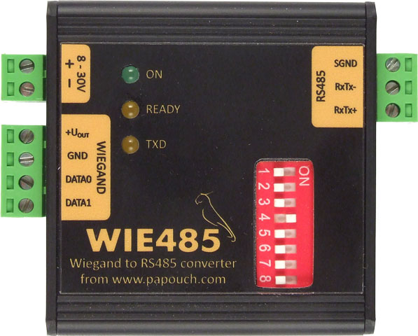 Wie485 - Wiegand to RS485 interface