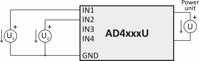 Basic sensor connections - example 1