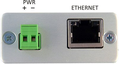 Ethernet and power connections