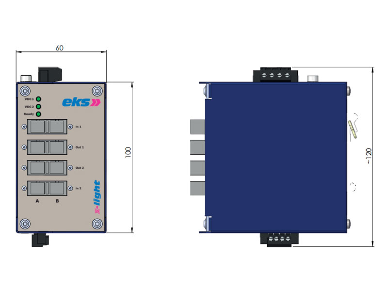 XL-Optical Bypass Dimensiones