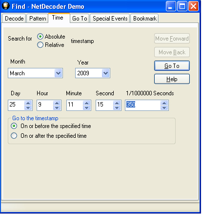 NetDecoder Find Specific Information in Frames