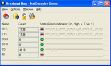 NetDecoder Breakout Box Window