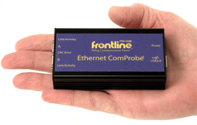 Ethernet comprobe Hand