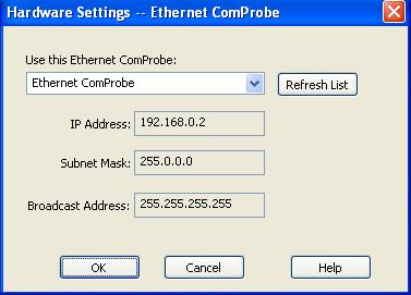 EthernetComProbeHardwareSettingsDialog