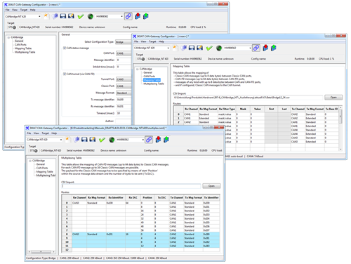 CANbridge NT 420 configurator